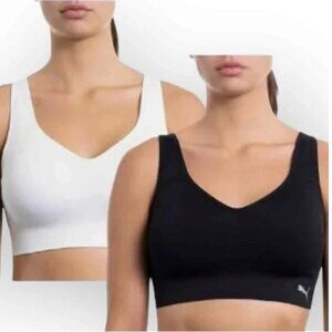 Puma Womens Seamless Drycell Sports Bra 2 Pack NWT